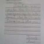 This image displays a child's handwritten thank-you note on lined paper, dated 10/21/2021, expressing enjoyment of a "Mini Monster" event, and signed "Sincerely, Ariel."